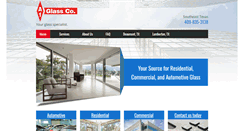 Desktop Screenshot of a1glass.com