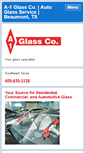 Mobile Screenshot of a1glass.com
